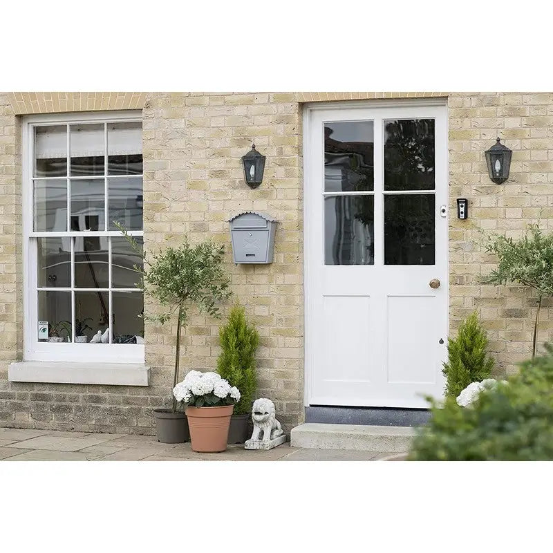 Sterling Classic Post Box With Bowed Roof Wall Mounted -