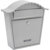 Sterling Classic Post Box With Bowed Roof Wall Mounted -