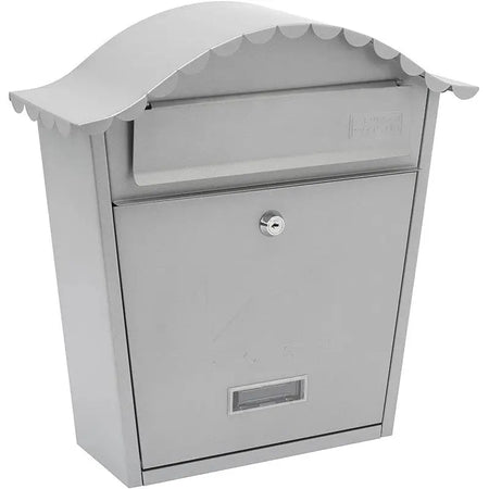 Sterling Classic Post Box With Bowed Roof Wall Mounted -