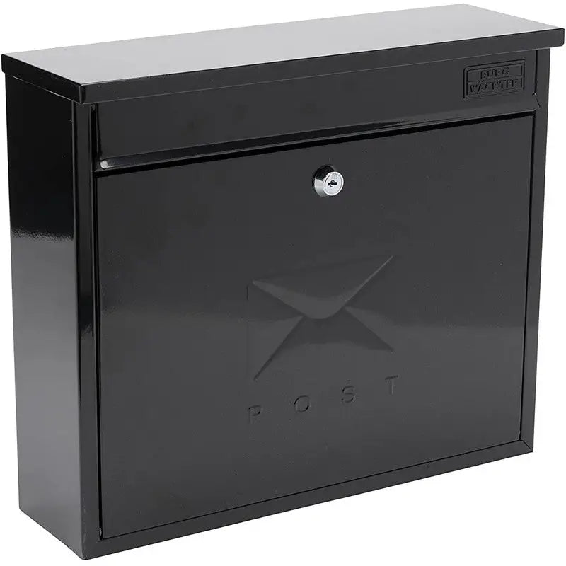 Sterling Elegance Post Box With Lift Up Lid Wall Mounted -