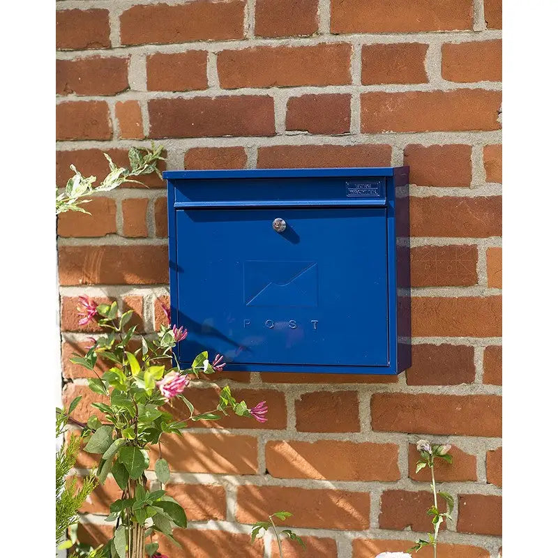 Sterling Elegance Post Box With Lift Up Lid Wall Mounted -
