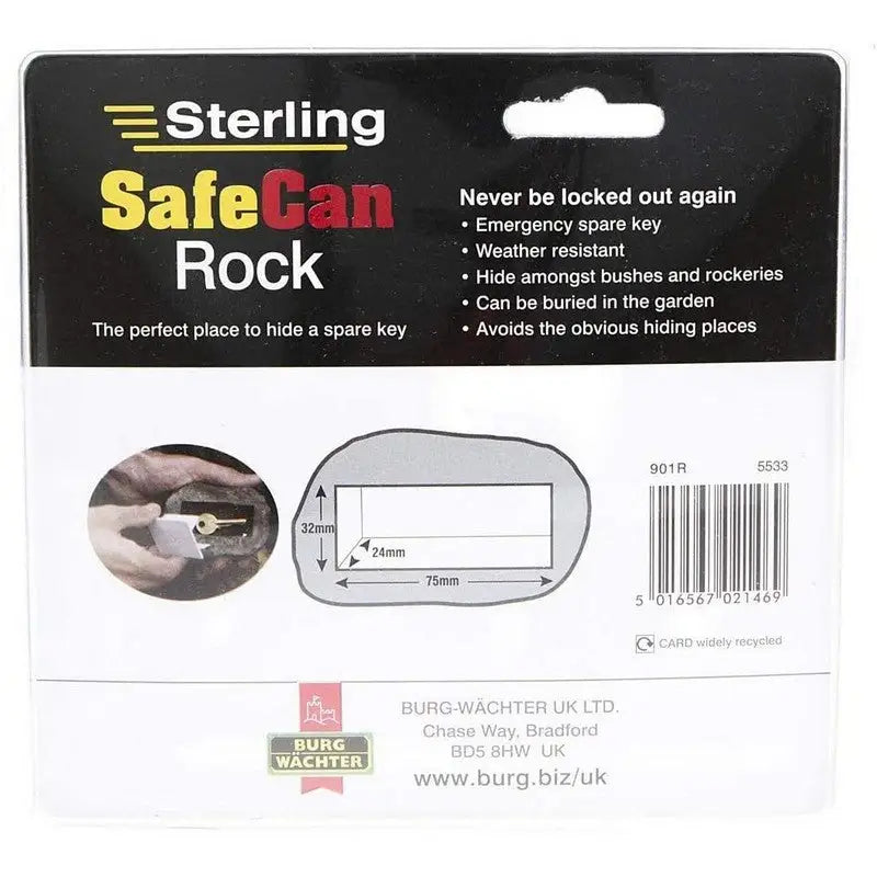 Sterling Safe Can Key Minder Safe Rock - DIY Tools &