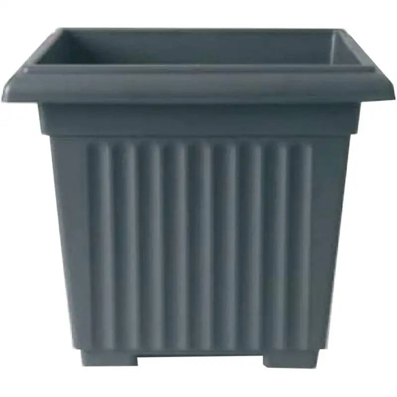 Stewarts Corinthian Square Plant Pot Black - 40cm -