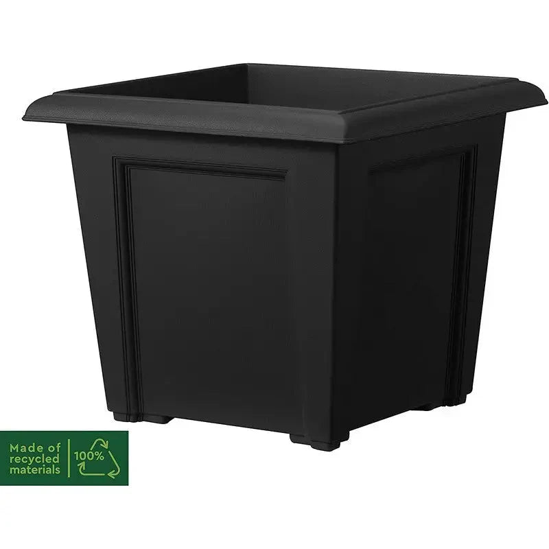 Stewarts Regency Black Planter Range - 40cm Square -