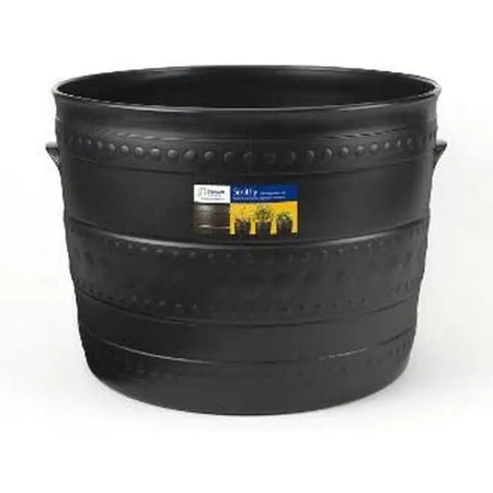 Stewarts Smithy Patio Tub Gun Metal Black - 35cm & 50cm