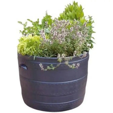 Stewarts Smithy Patio Tub Gun Metal Black - 35cm & 50cm