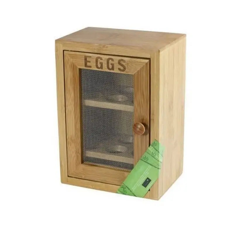 Stow Bamboo Egg Cupboard 25 X 18 X 13cm - Gardening &