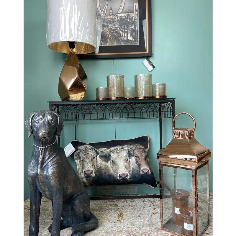 Straits Bronze Ribbed 5 Candle Holder - Homeware