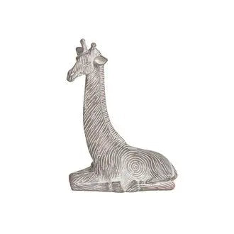 Straits Grey Giraffe Figurine 18cm - Homeware