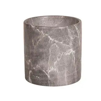 Straits Grey Marble Planter 15X15cm - Homeware