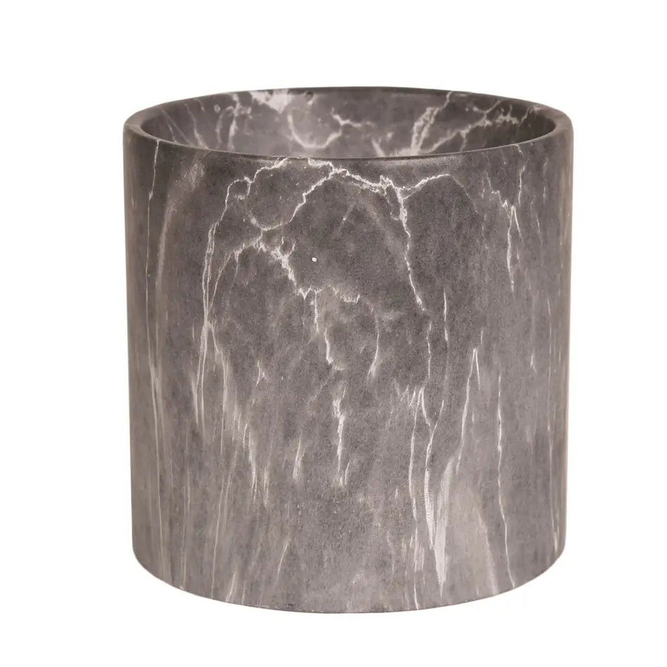 Straits Grey Marble Planter 20X20cm - Homeware
