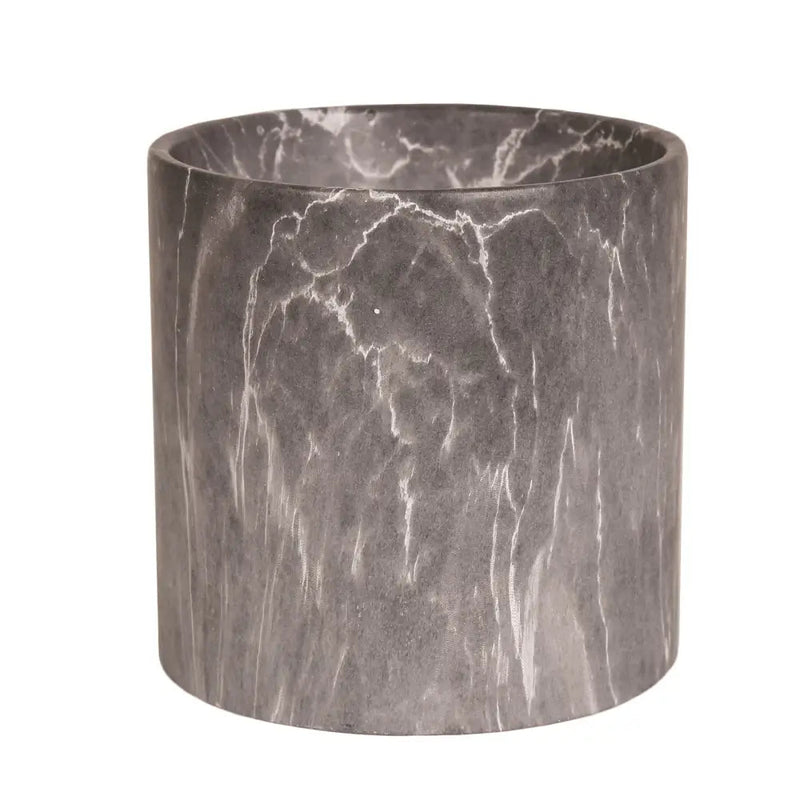 Straits Grey Marble Planter 20X20cm - Homeware