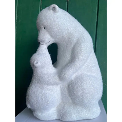 Straits Kissing Polar Bear & Cub 25.5cm - Christmas
