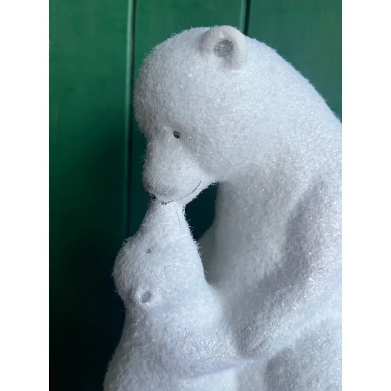 Straits Kissing Polar Bear & Cub 25.5cm - Christmas