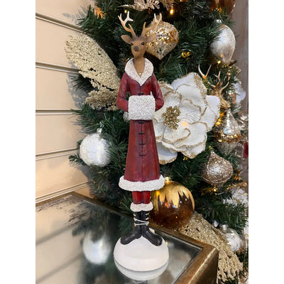 Straits Lady Deer Figurine 36cm - Christmas