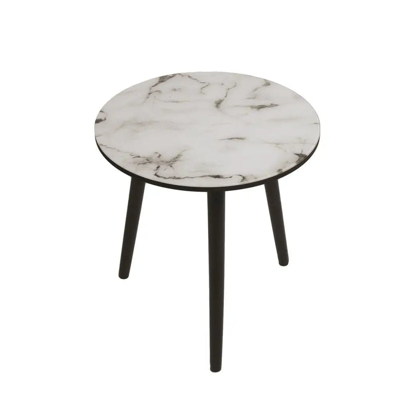 Straits Marble Top Table 38X40cm - Homeware