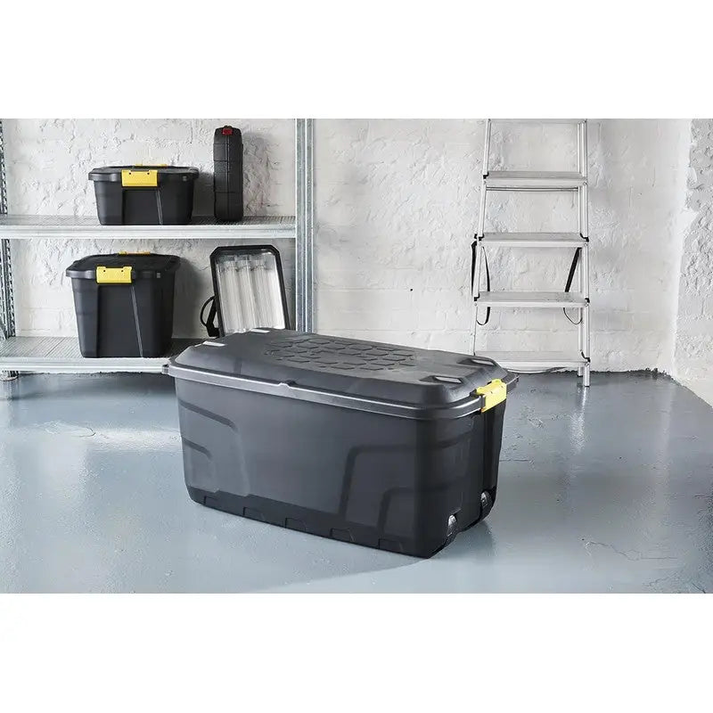 Strata Heavy Duty Storage Box and Lid - 145 Litre