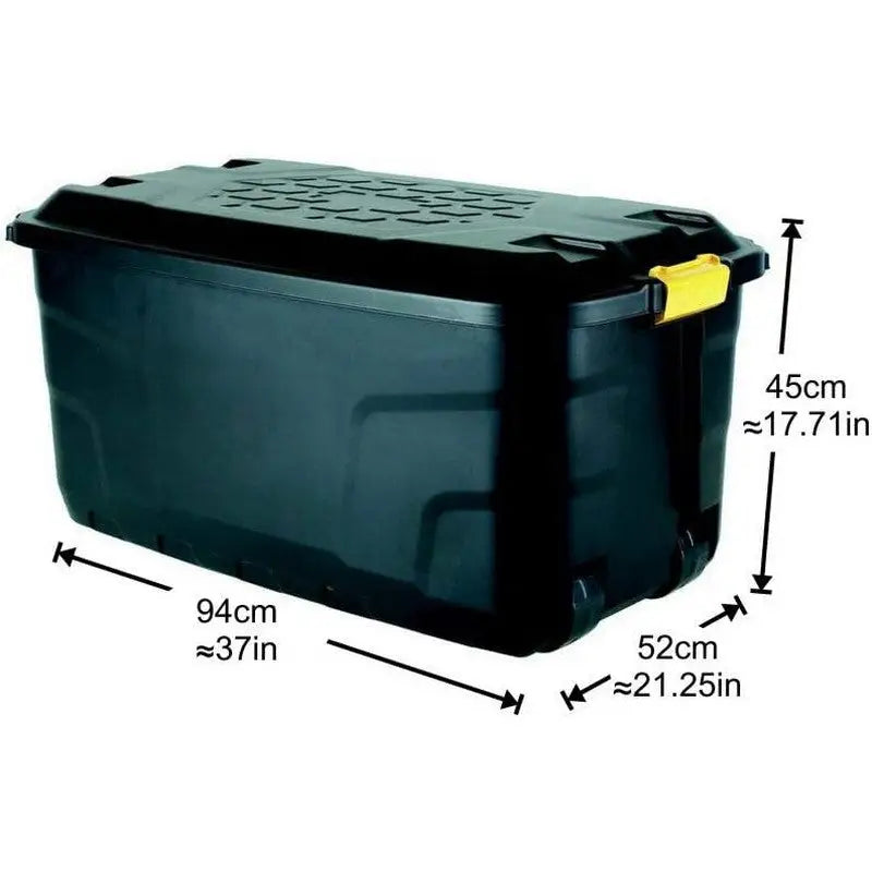 Strata Heavy Duty Storage Box and Lid - 145 Litre