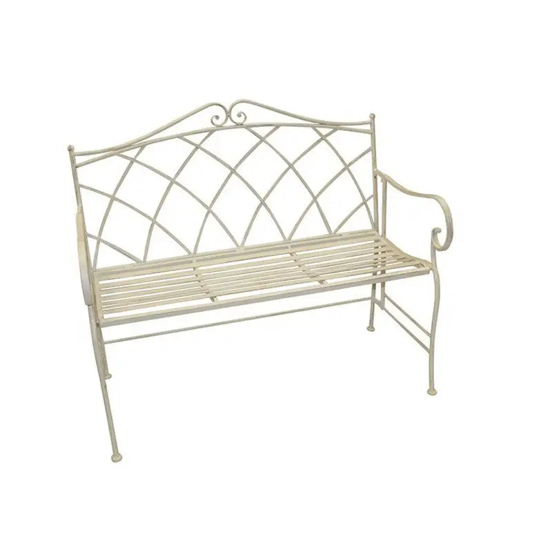 SupaGarden Pagoda Steel Frame Bench - 104 x 58 x 93.5cm