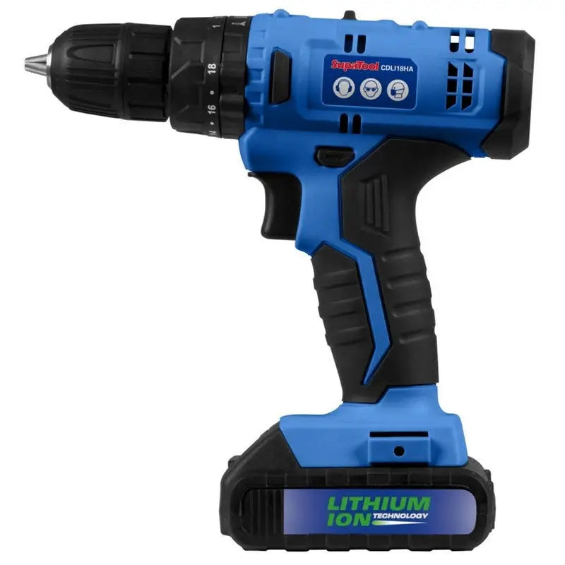 Supatool 18v Lithium Ion Cordless Hammer Drill - Handheld