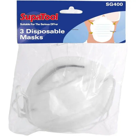 Supatool Disposable Masks - Pack Of 3 - DIY Tools Hardware