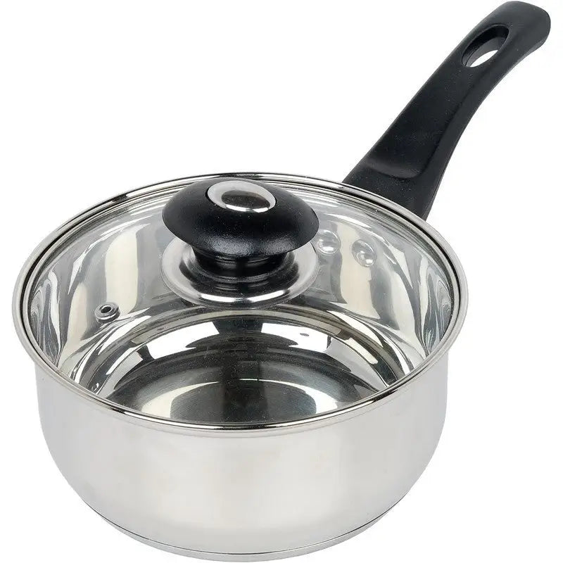 Supreme Vision Stainless Steel Sauce Pan & Glass Lid 20cm