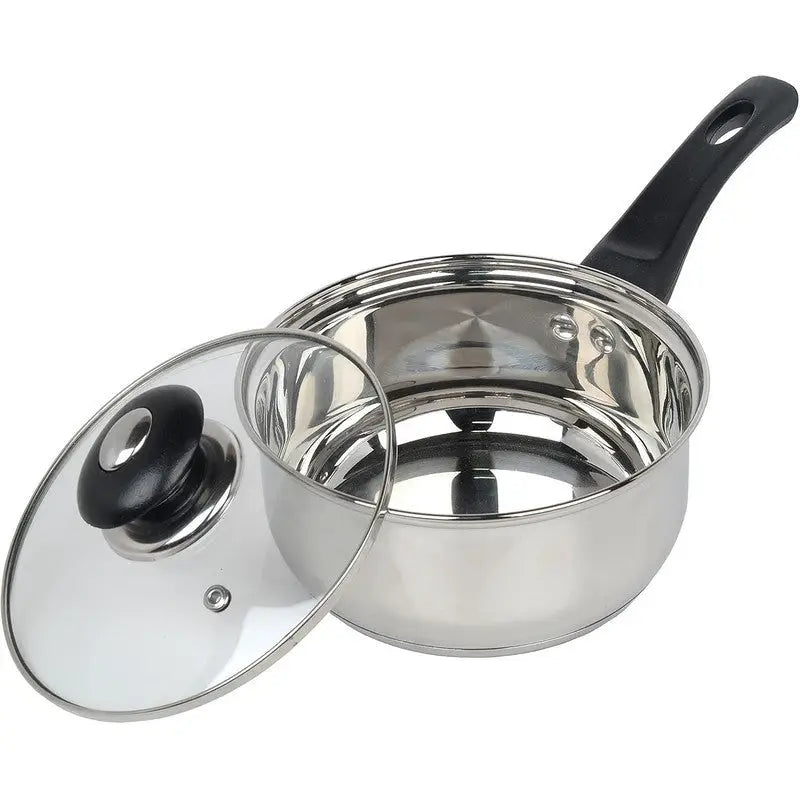 Supreme Vision Stainless Steel Sauce Pan & Glass Lid 20cm