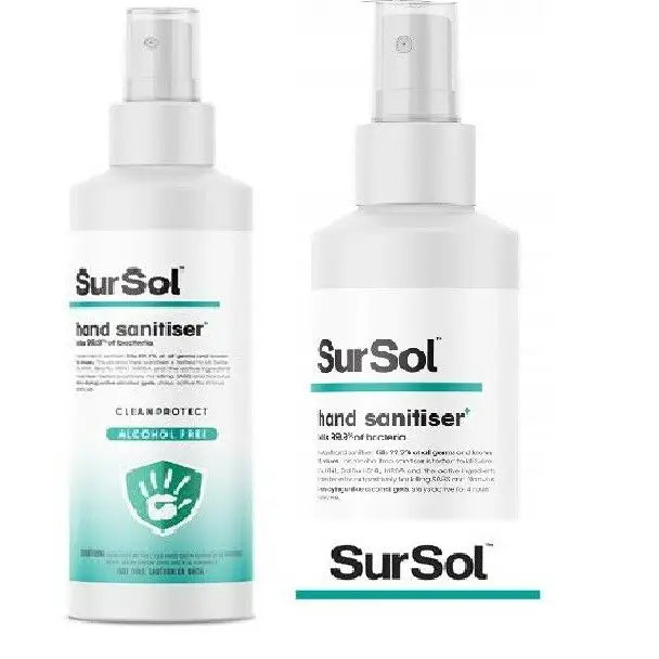 SurSol Alcohol-Free Hand Sanitiser Spray Kills 99.99%