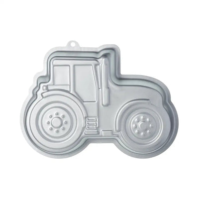 Sweetly Does It Silver Anodised Tractor Shaped Cake Pan -