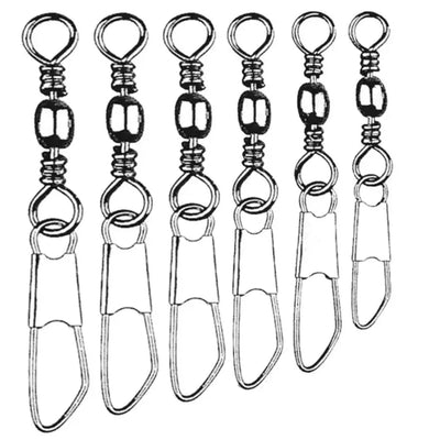 Swivels Snap Black Nickle Swivel 10 Pack (Various Sizes)