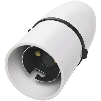 Stewart and Gibson Ltd T2 Switched Lampholder - White - DIY