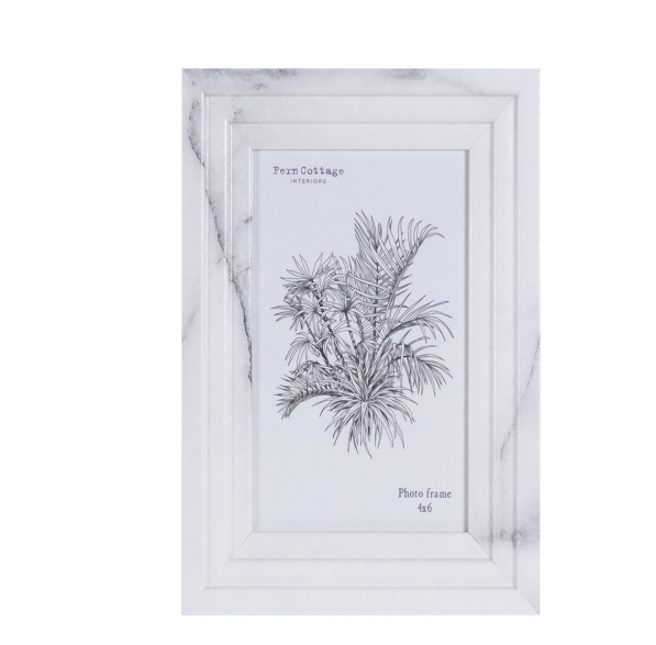 White Marble Photo Frames - 3 Sizes Available