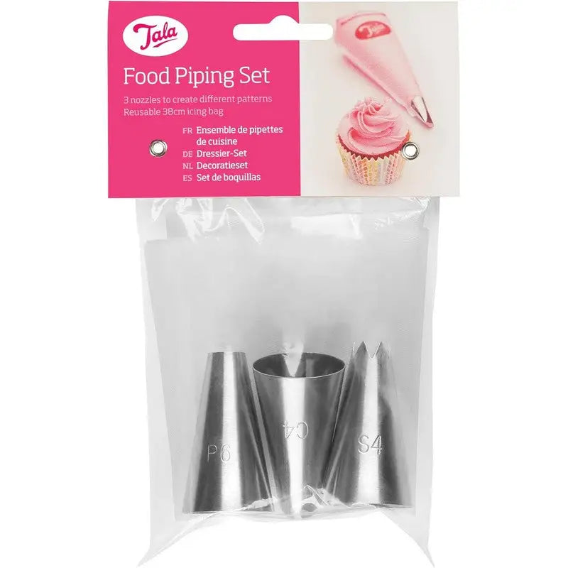 Tala Food Piping Set with 3 Nozzles - Kitchenware >>