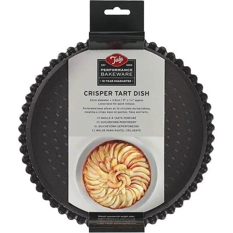 Tala Performance Crisper Tart Dish 23x3.5cm / 9x1.5 - Black