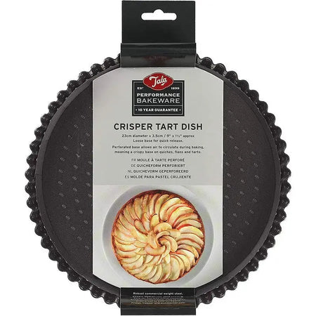 Tala Performance Crisper Tart Dish 23x3.5cm / 9x1.5 - Black