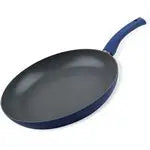 Tasty Non Stick Induction Frying Pan With Denim Blue Handle
