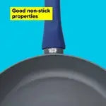 Tasty Non Stick Induction Frying Pan With Denim Blue Handle