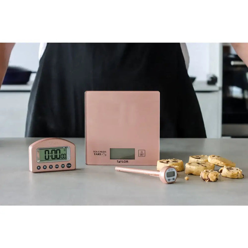Taylor Pro Touchless Tare Kitchen Gift Set - Rose Gold -