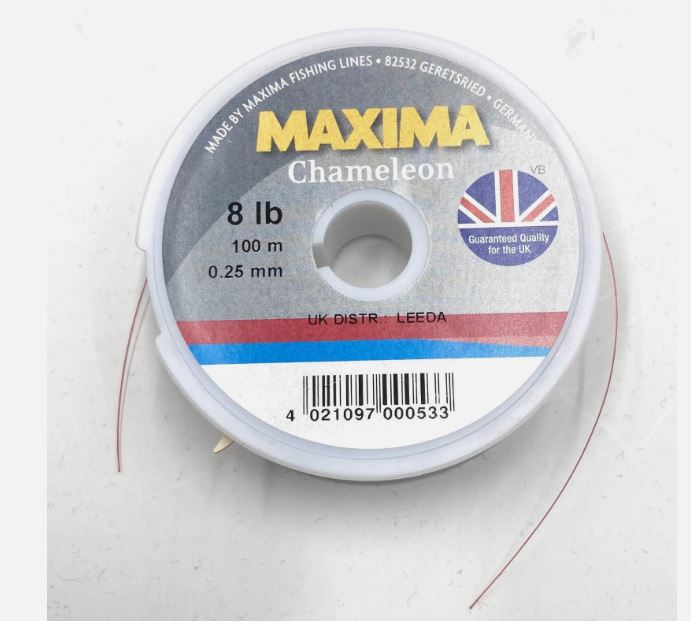 Dennett Maxima Chameleon 100M Fishing Line - 8lb (0.25mm)