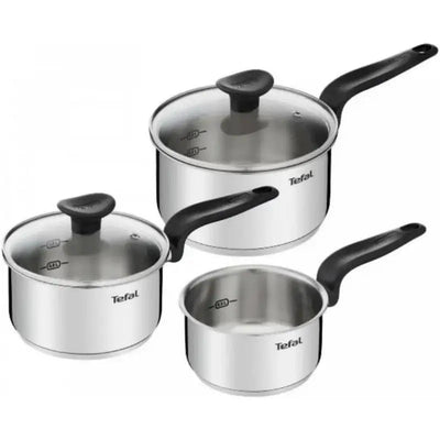Tefal 3 Piece Cookware Set Primary 14-16-18cm - Kitchenware