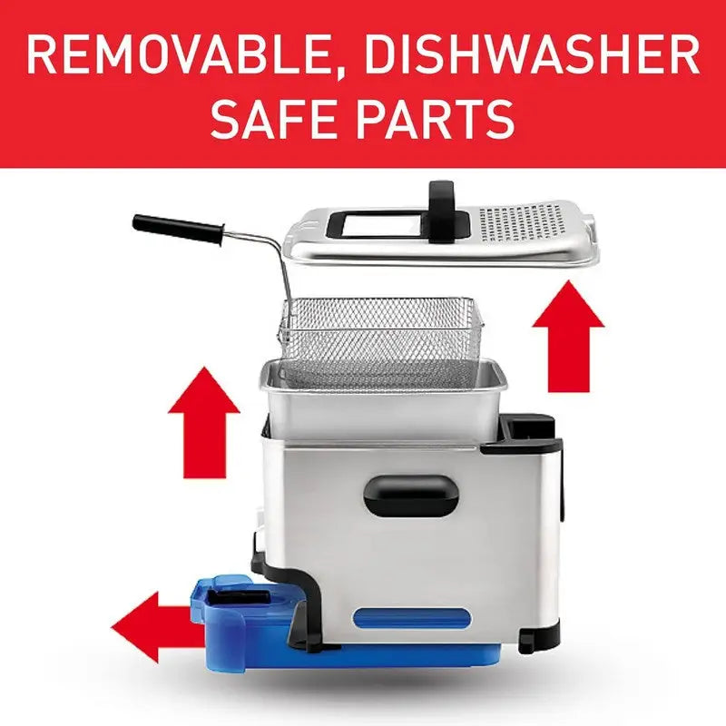 Tefal Oleoclean Pro Electric Easy Oil Clean-up Deep Fat