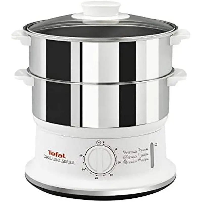 Tefal VC145140 Convenient Series 2 Tier Steamer - Silver -