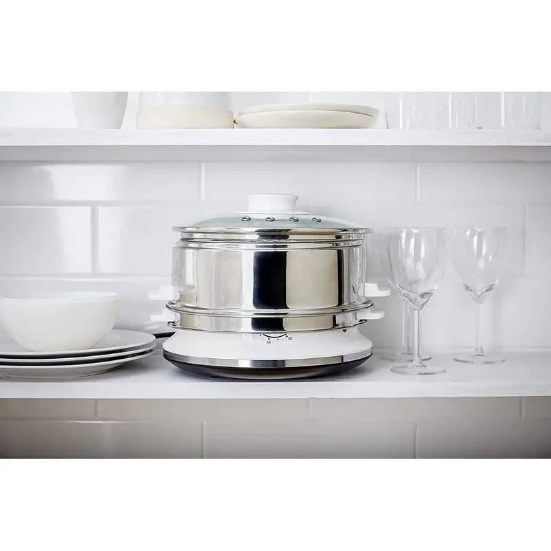 Tefal VC145140 Convenient Series 2 Tier Steamer - Silver -