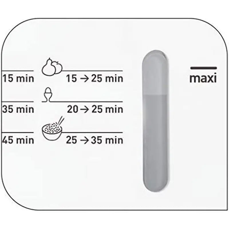 Tefal VC145140 Convenient Series 2 Tier Steamer - Silver -