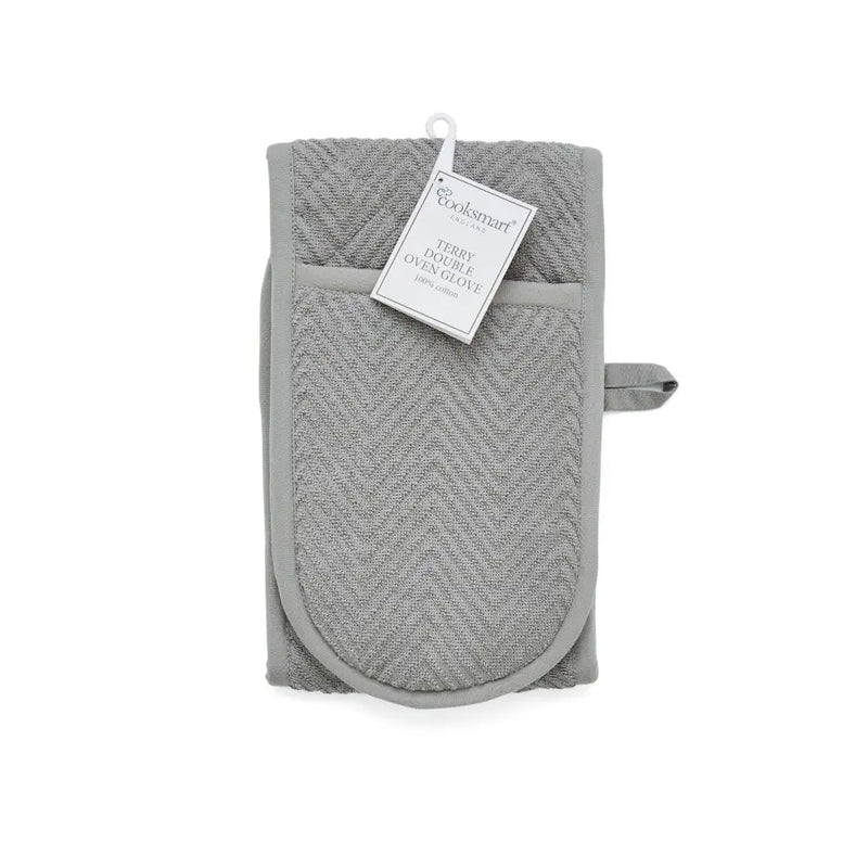 Terry Double Oven Glove - Chevron - Kitchenware