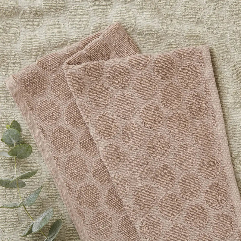 Terry Tea Towels 2Pk - Spot - Kitchenware