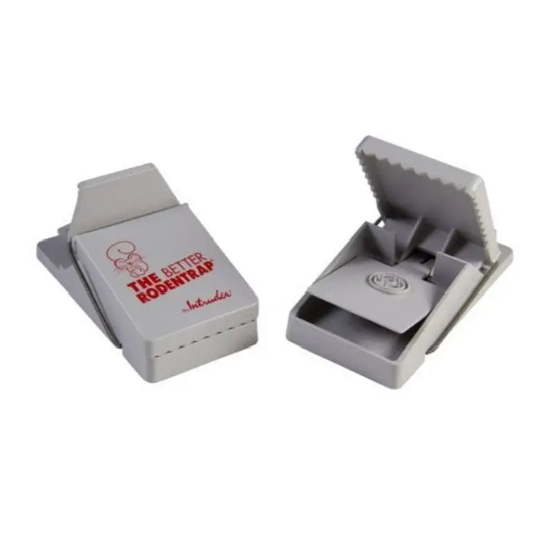 The Better Grey Plastic Mouse Trap By Intruder - 2 Pack