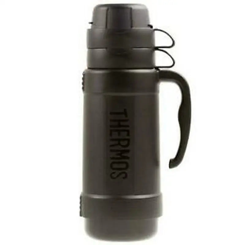 Thermos Eclipse Drinks Flask With Soft Grip Handle - Black -