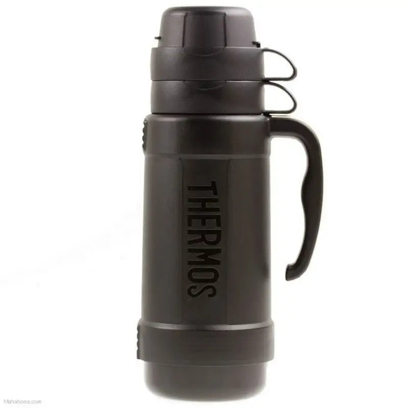 Thermos Eclipse Drinks Flask With Soft Grip Handle - Black -