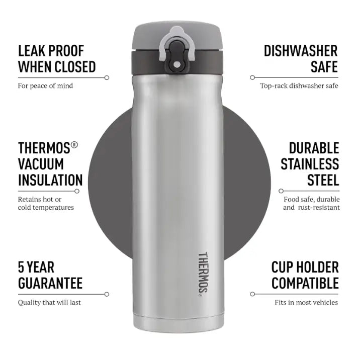 Thermos Stainless Steel Direct Drink Flask 10hr Hot 24hr